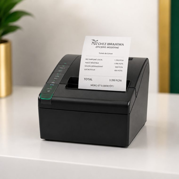 Imprimante ticket de caisse thermique Epson TM-T20III pour point de vente au Sénégal